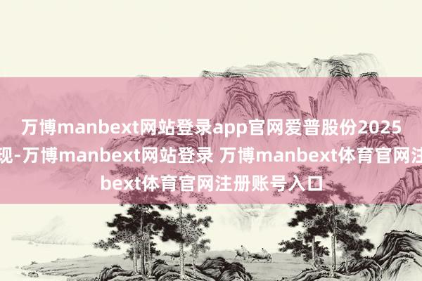 万博manbext网站登录app官网爱普股份2025年一季报浮现-万博manbext网站登录 万博manbext体育官网注册账号入口