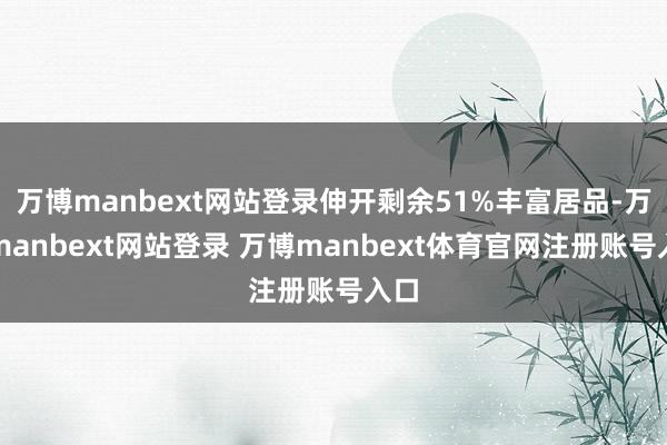 万博manbext网站登录伸开剩余51%丰富居品-万博manbext网站登录 万博manbext体育官网注册账号入口